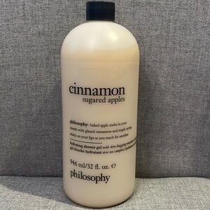 NEW Philosophy sealed Cinnamon Sugared Apples shampoo, shower gel & bubble bath